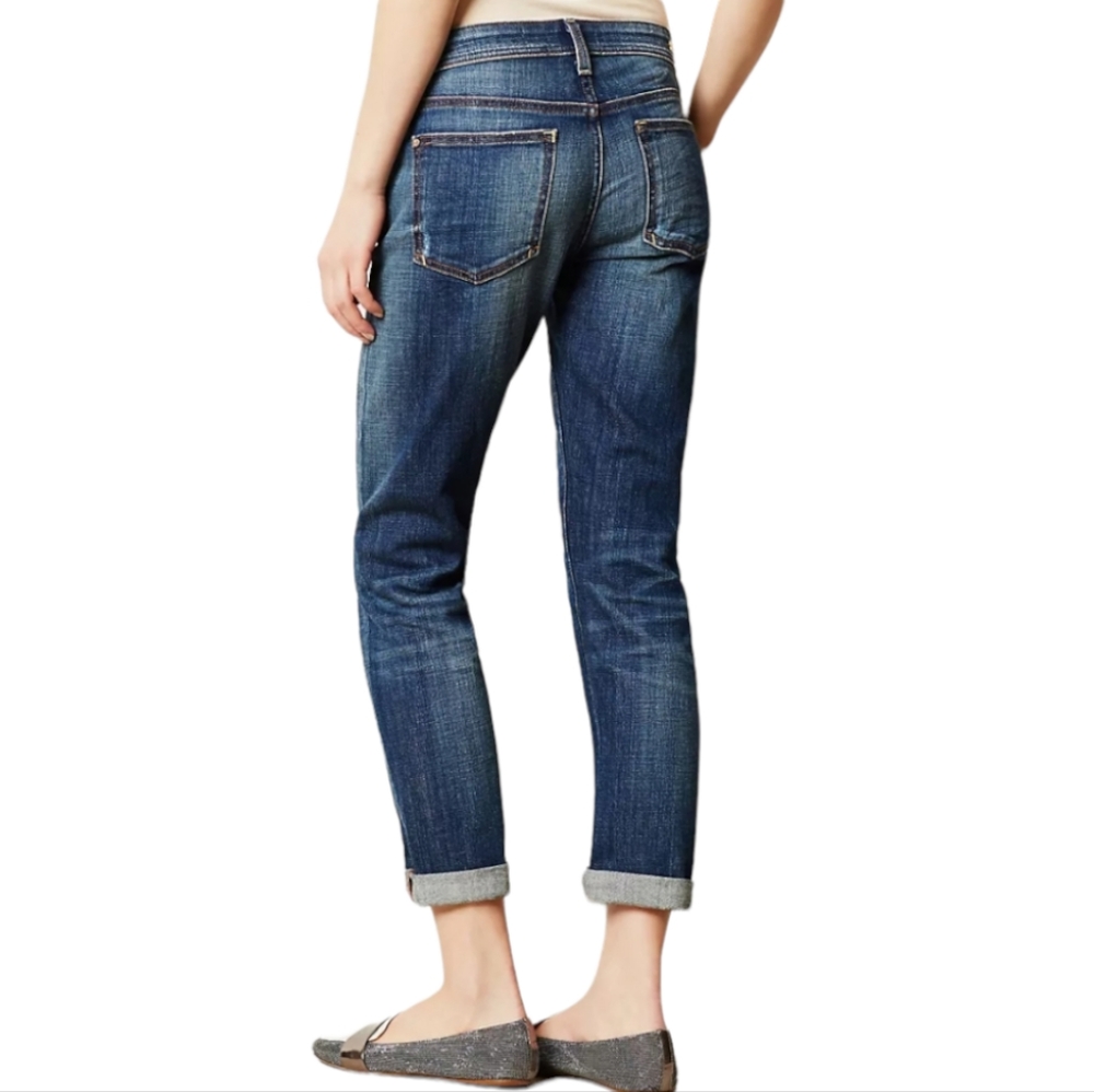 Pilcro Hyphen Relaxed Button Front Wardrobe Staple 5 pocket Jean Size 32. - Picture 4 of 11